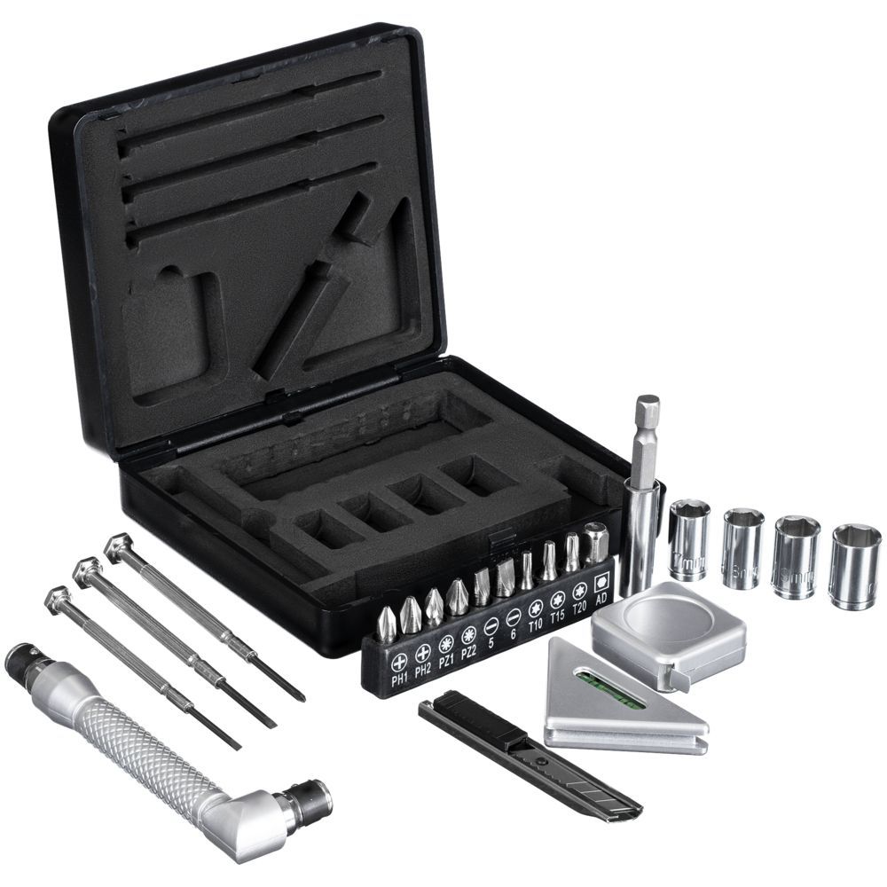 Инструменты с печатью логотипа. Набор инструментов Terraform по цене 1 395 ₽ руб. (артикул 63048.30) Набор инструментов Terraform, черный