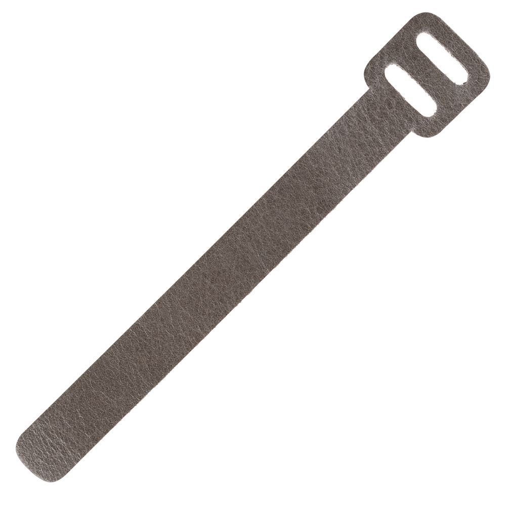 Пуллер кожаный Molim, S, серый с логотипом