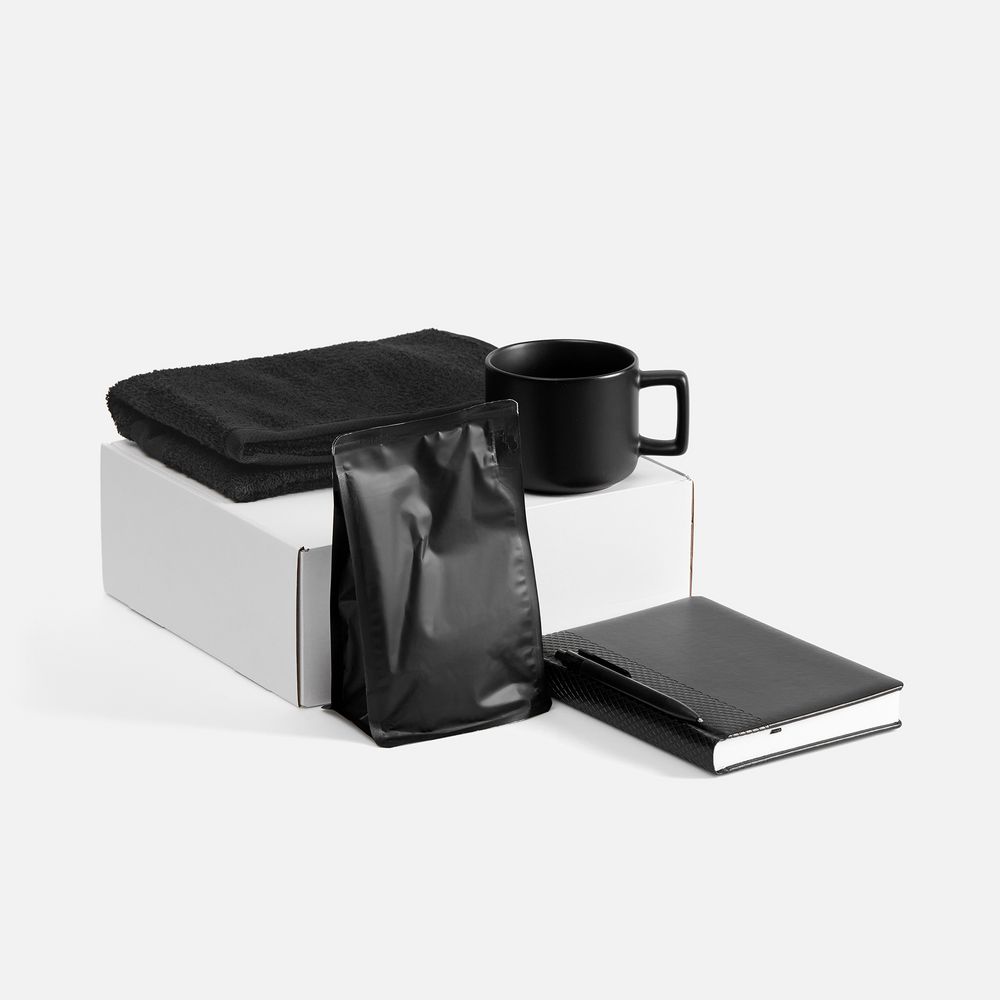 Набор Prizma Coffee, черный с логотипом