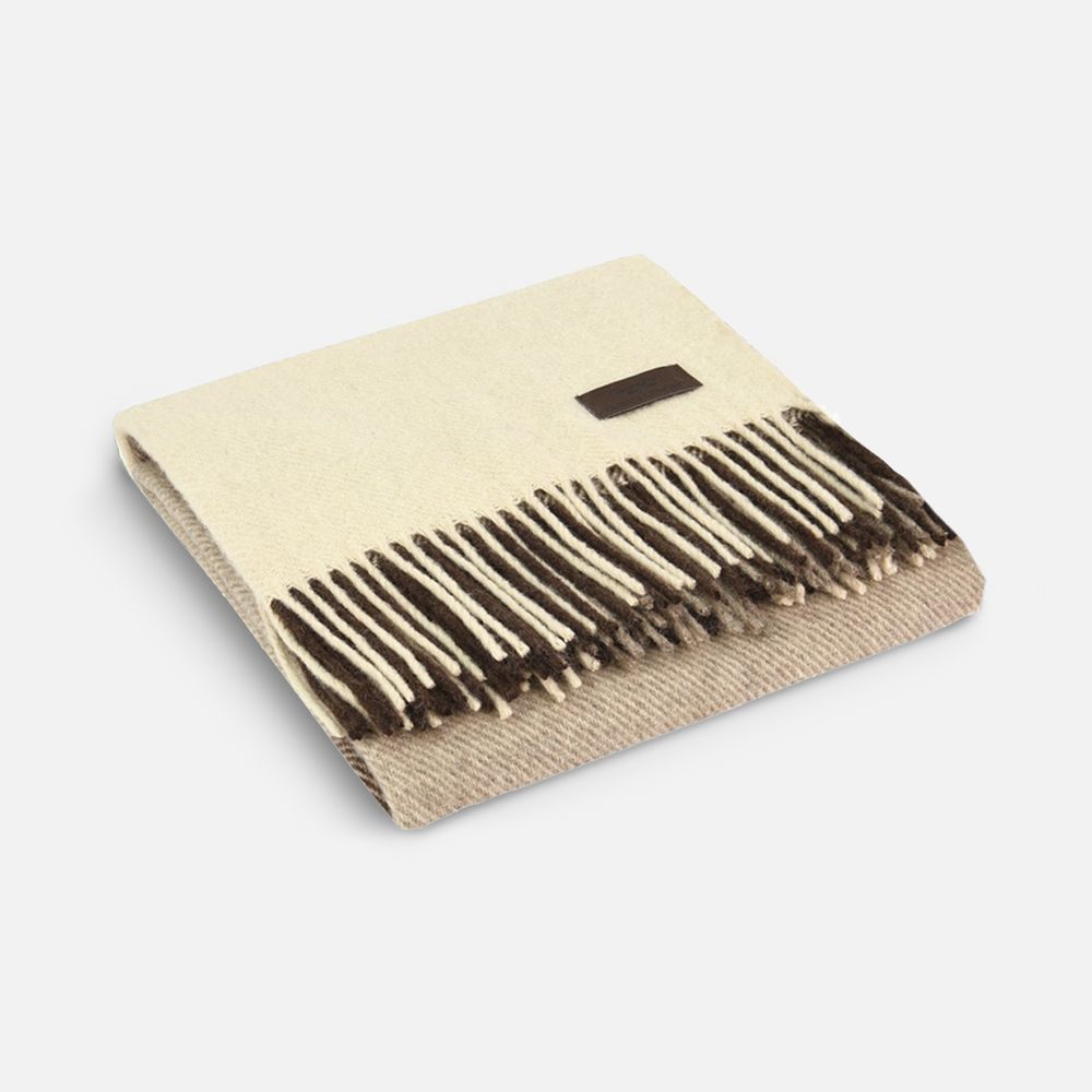 Плед Andes, коричневый с логотипом