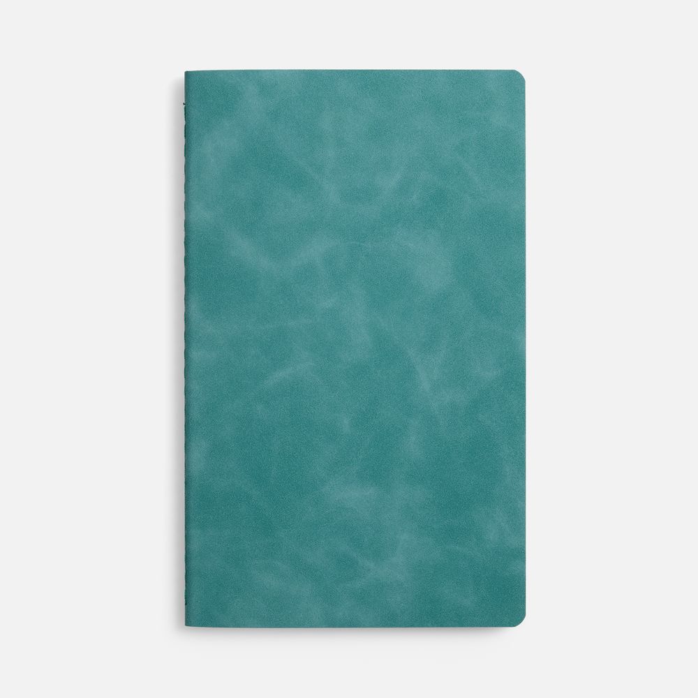 Блокнот Luba, бирюзовый с логотипом