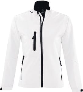 Куртка женская на молнии Roxy 340 белая с логотипом
