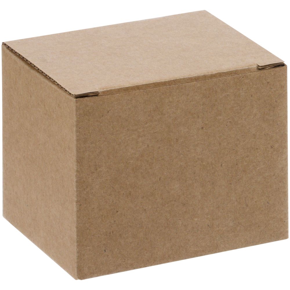 Коробка для кружки Dacha, малая, крафт с логотипом