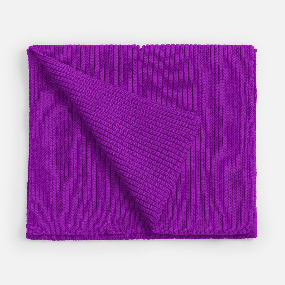 Шарф Yong, фиолетовый с логотипом