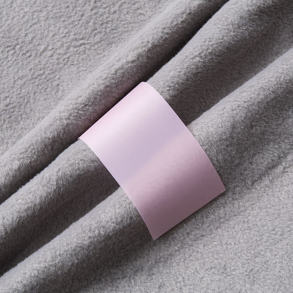 Лента силиконовая Biguna 50 S, прозрачная розовая, 40 см с логотипом