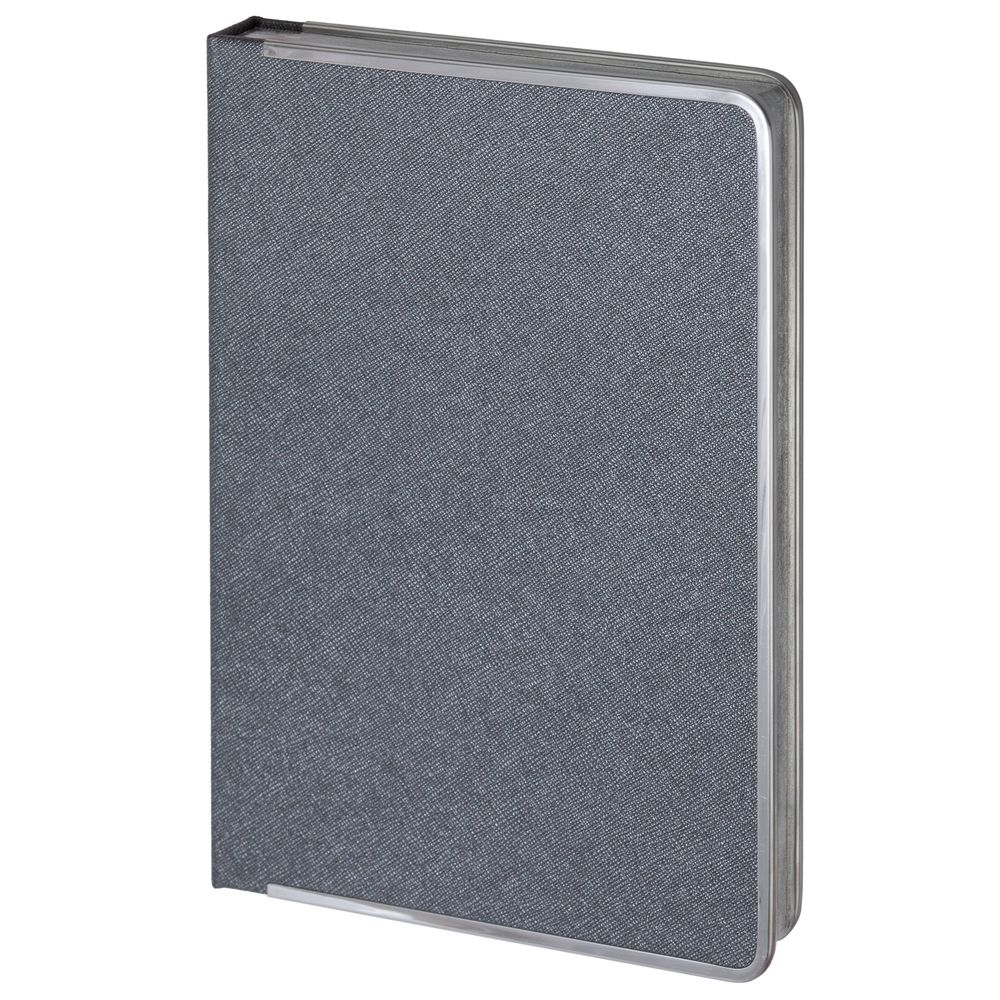 Ежедневник Frame Metal, недатированный, серый с логотипом