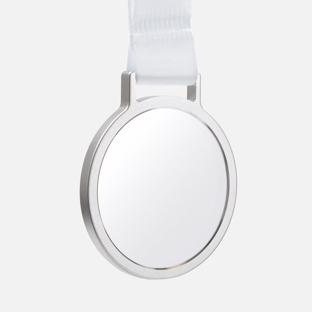 Медаль Glassica, серебристая с логотипом