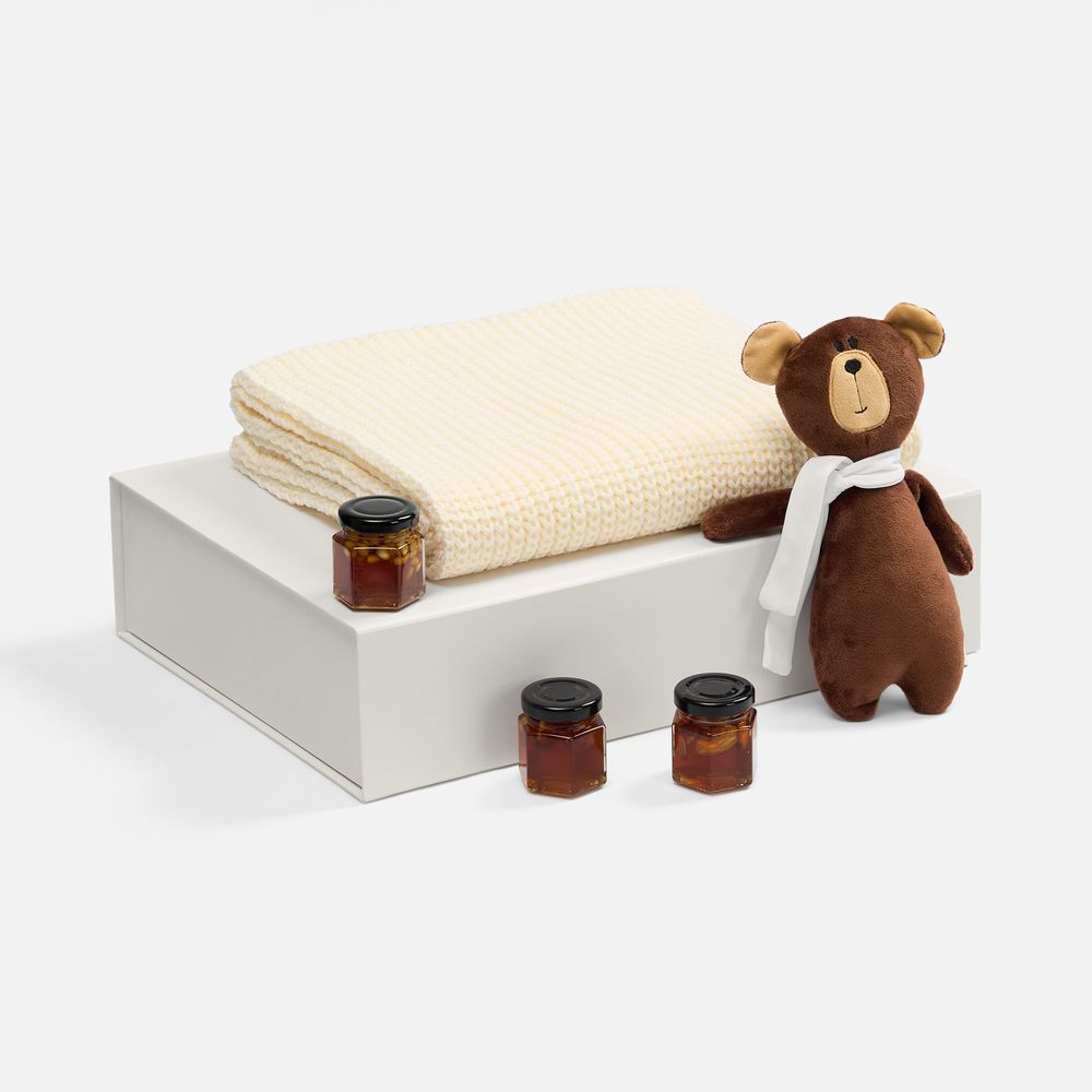 Набор WinterWish, белый с логотипом