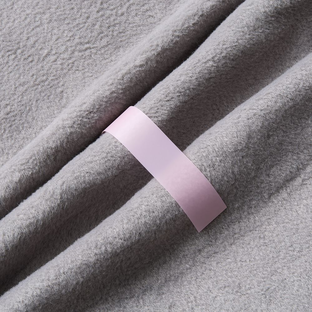 Лента силиконовая Biguna 20 S, прозрачная розовая, 20 см с логотипом