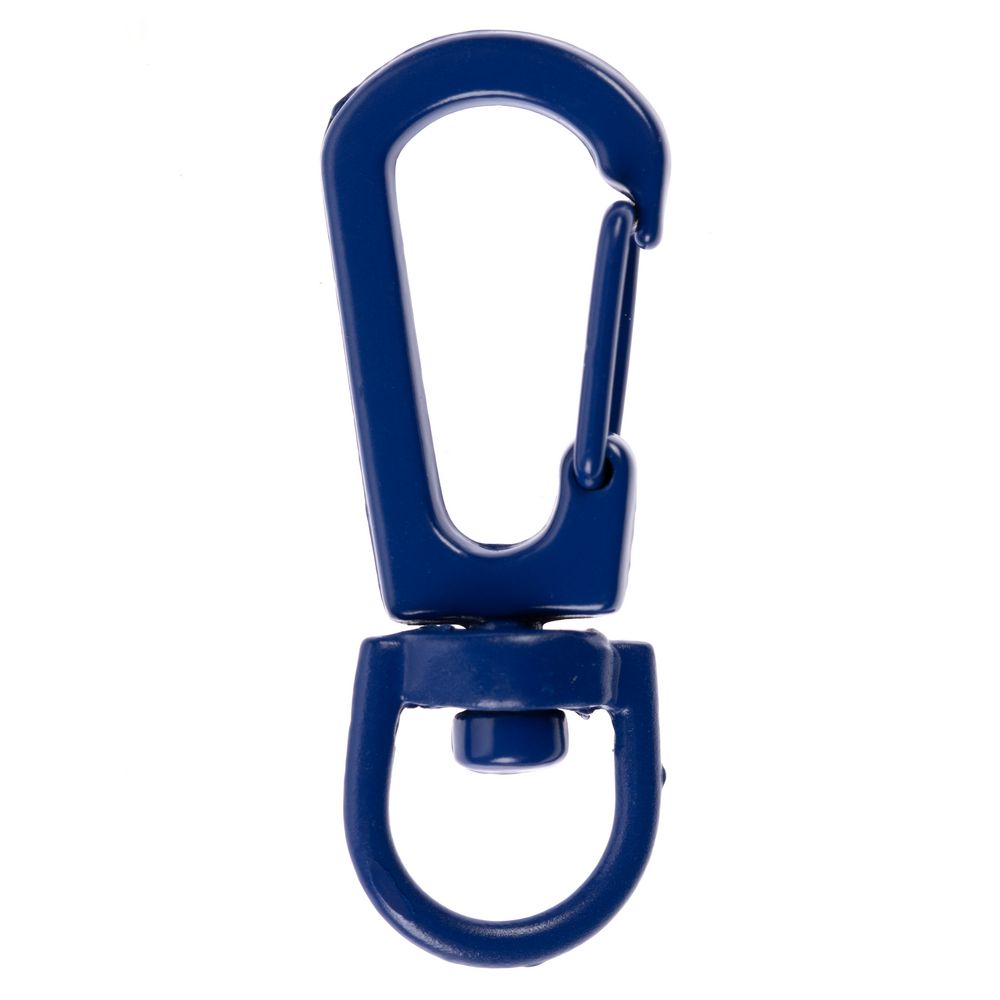 Застежка-карабин Snap Hook, S, синяя с логотипом