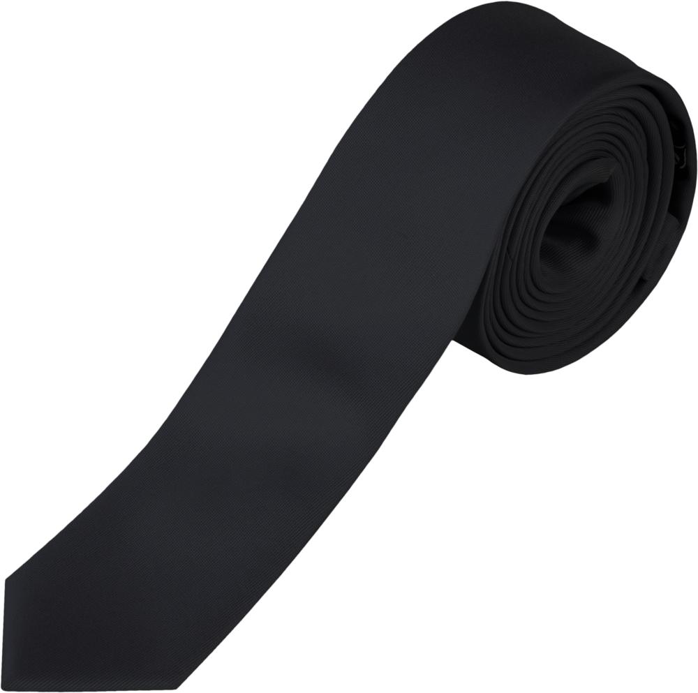 Галстук Gatsby, черный с логотипом