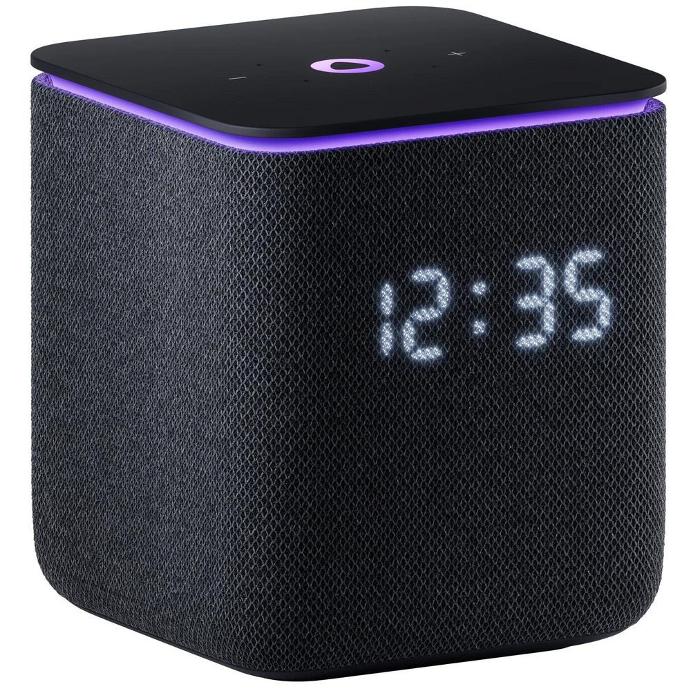 Умная колонка «Яндекс Станция Миди», черная с логотипом