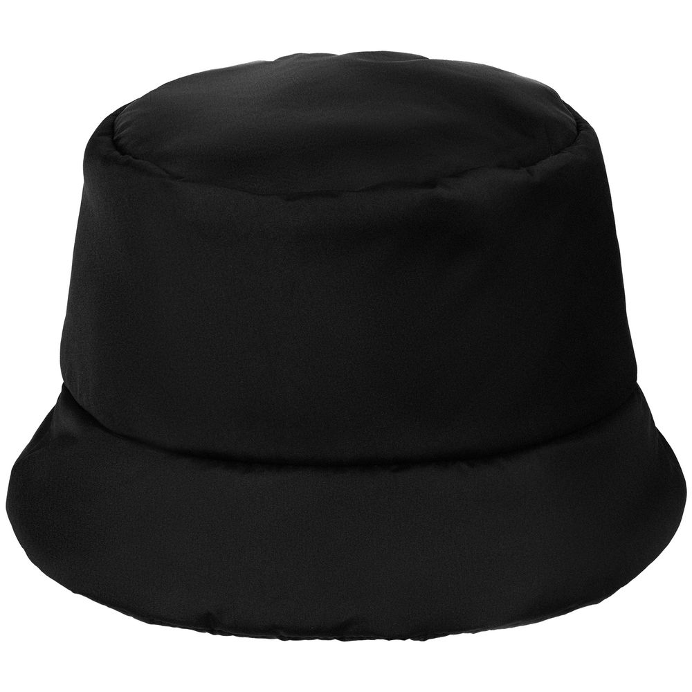 Панама утепленная Shelter, черная с логотипом