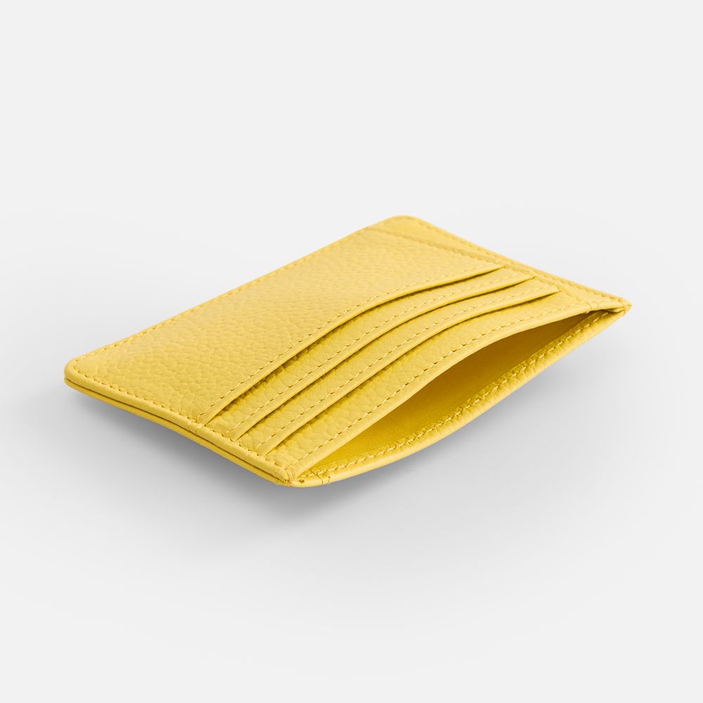Чехол для карт Unison, желтый с логотипом