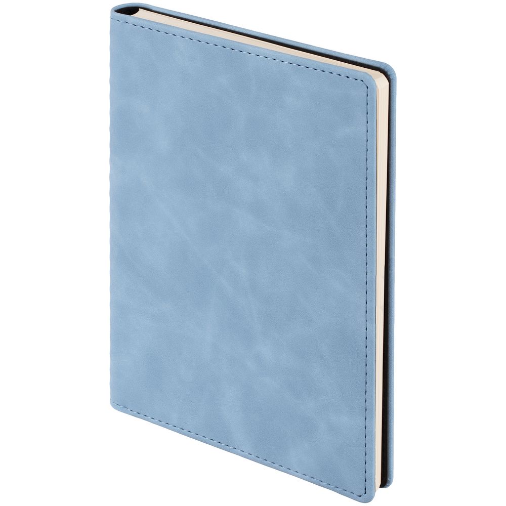 Ежедневник Spring Urban на заказ, недатированный, голубой с логотипом