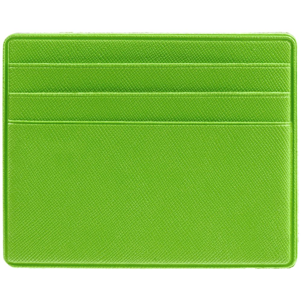 Чехол для карточек Devon, зеленый с логотипом