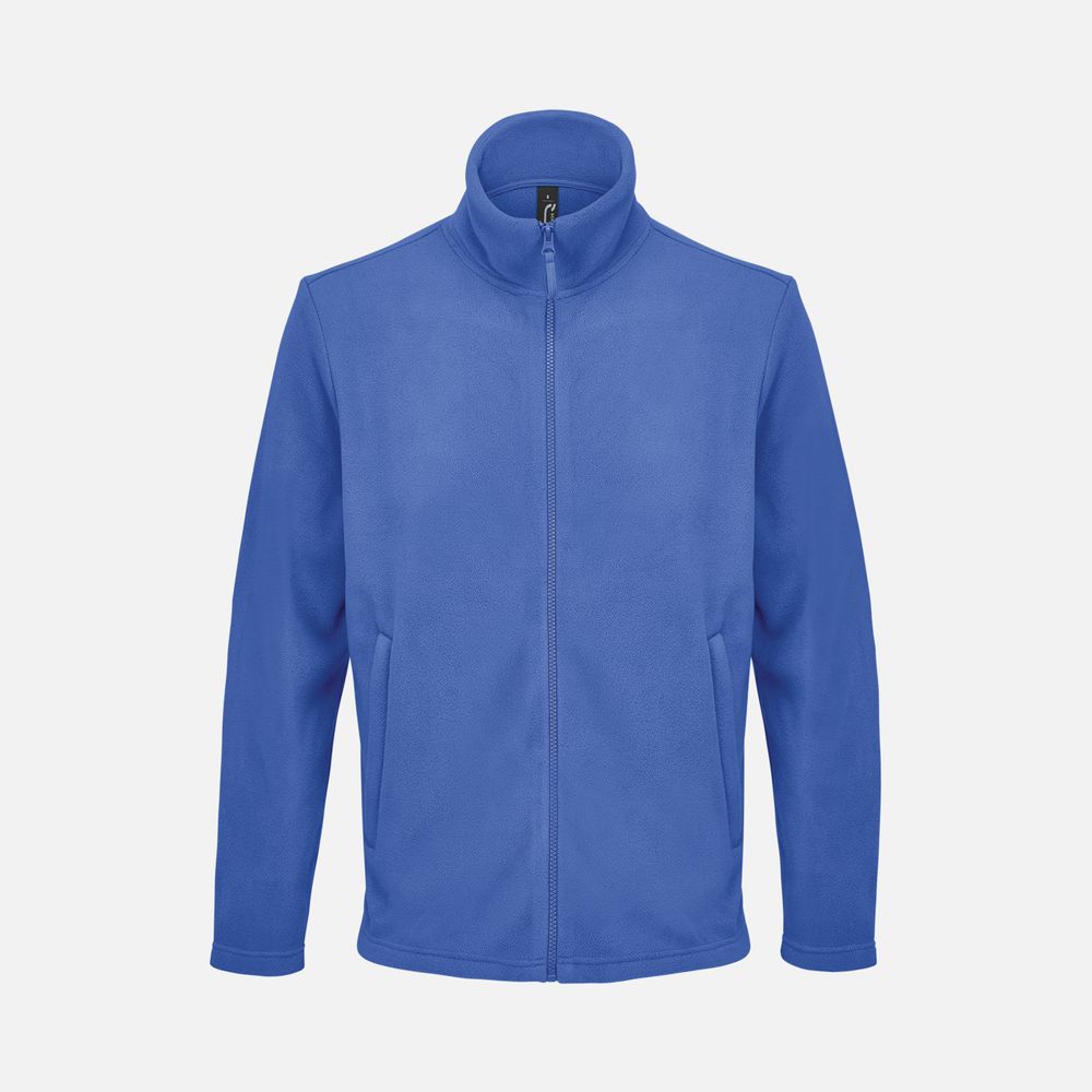 Куртка флисовая унисекс Nitro, ярко-синяя (royal) с логотипом