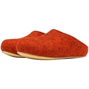 Домашние валенки Step, красно-коричневые (терракот) с логотипом