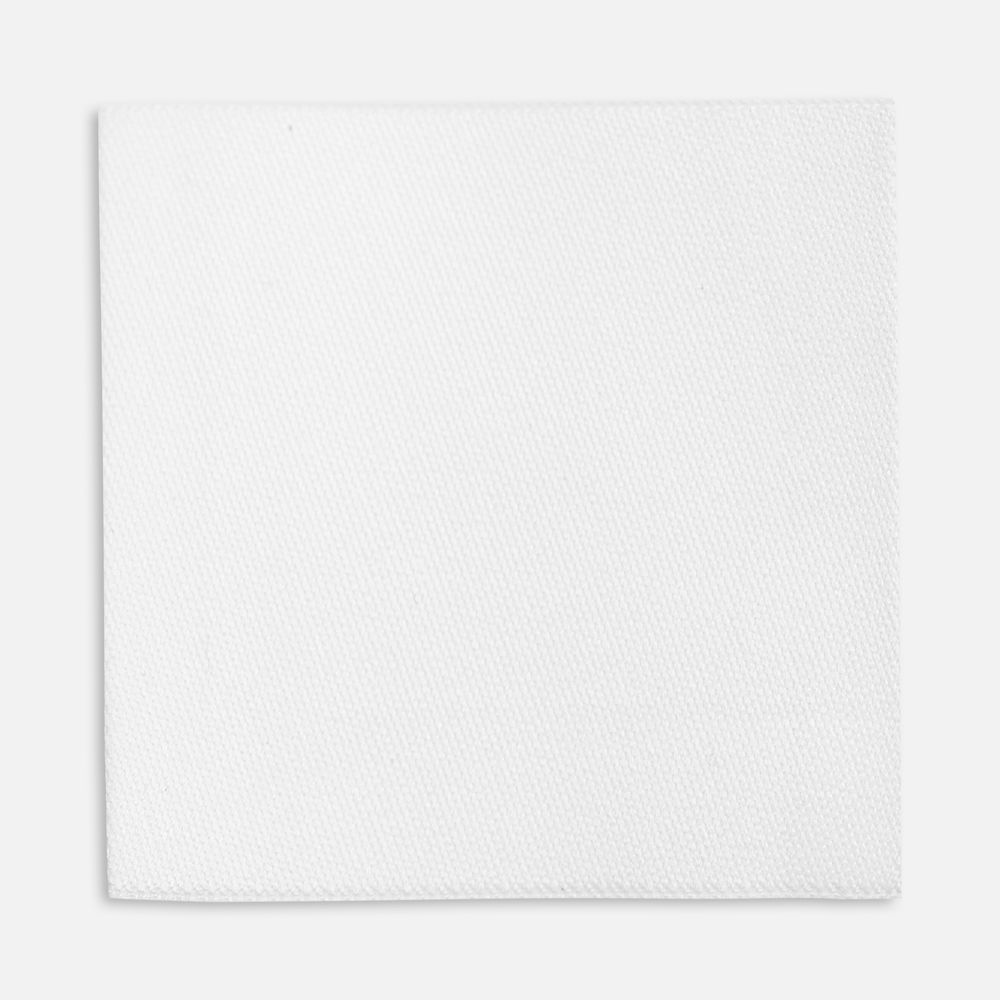 Лейбл тканевый Epsilon, L, белый с логотипом