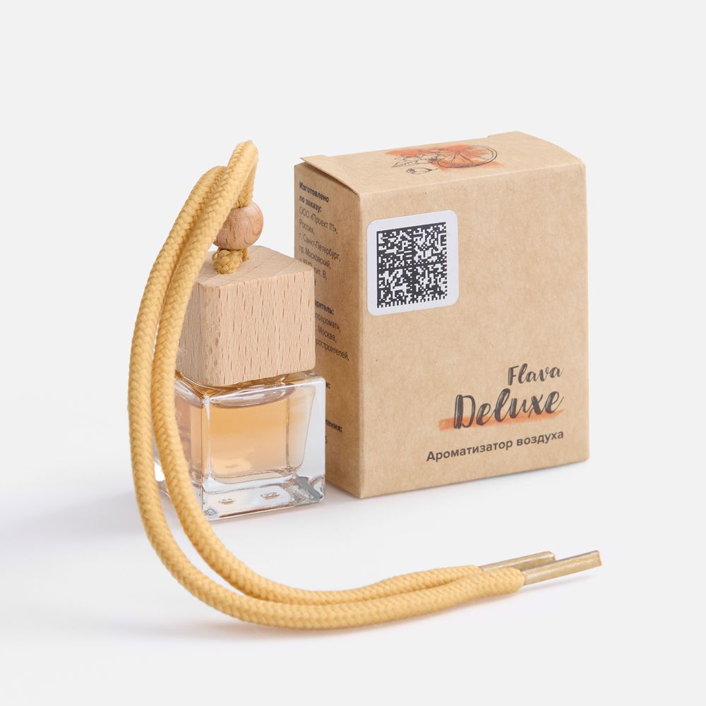 Ароматизатор воздуха Flava Deluxe, жасмин и апельсин с логотипом