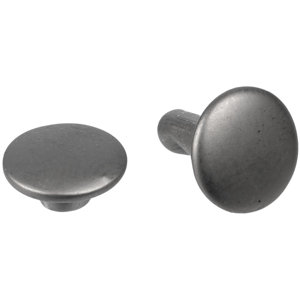 Заклепка Rivet, S, серебристая с логотипом