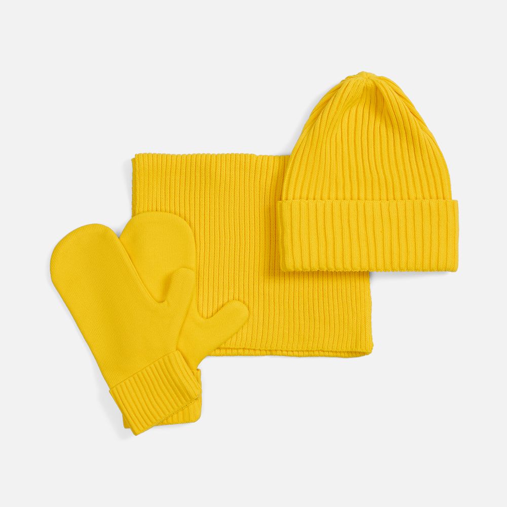 Набор Yong, желтый с логотипом