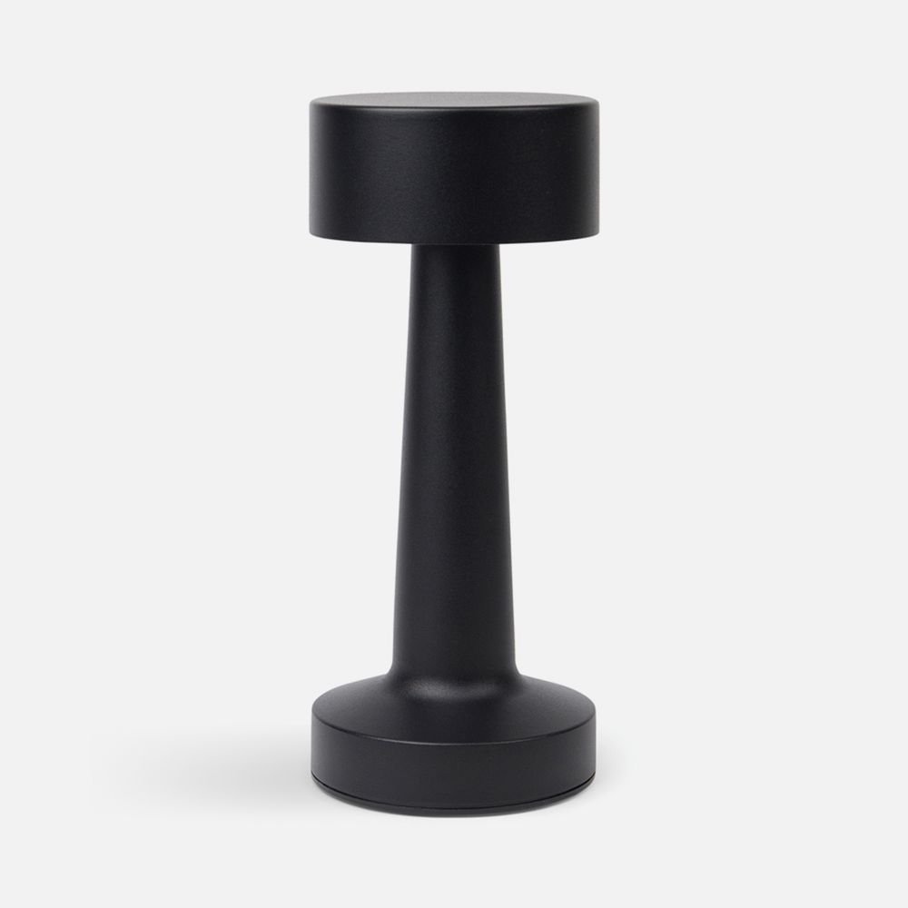 Интерьерная лампа Maris, черная с логотипом
