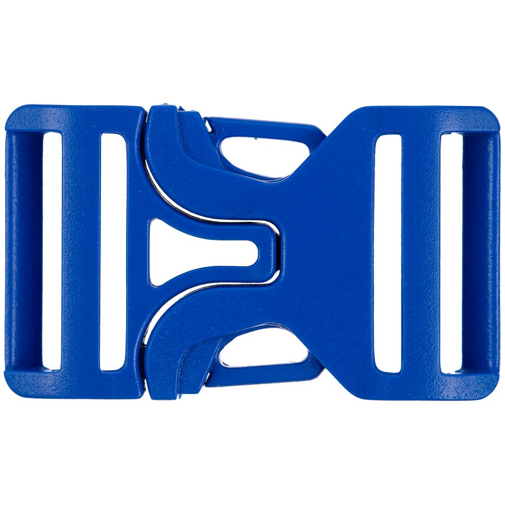 Застежка-пряжка Fibbia, синяя с логотипом