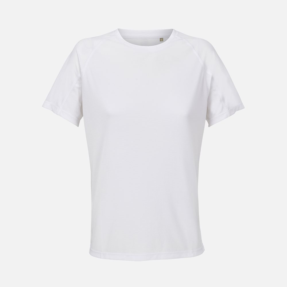 Футболка спортивная женская Vortex Women, белая с логотипом