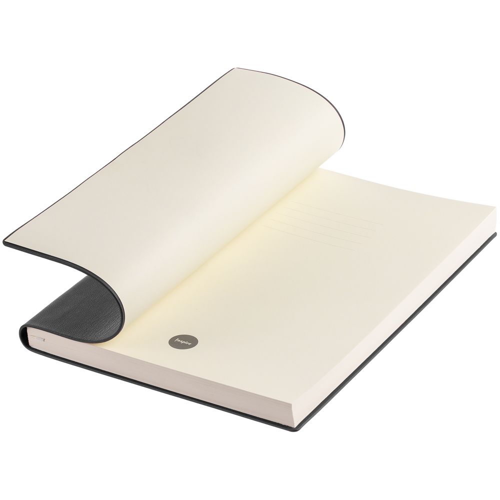 Ежедневник Chillout New, недатированный, черный с логотипом