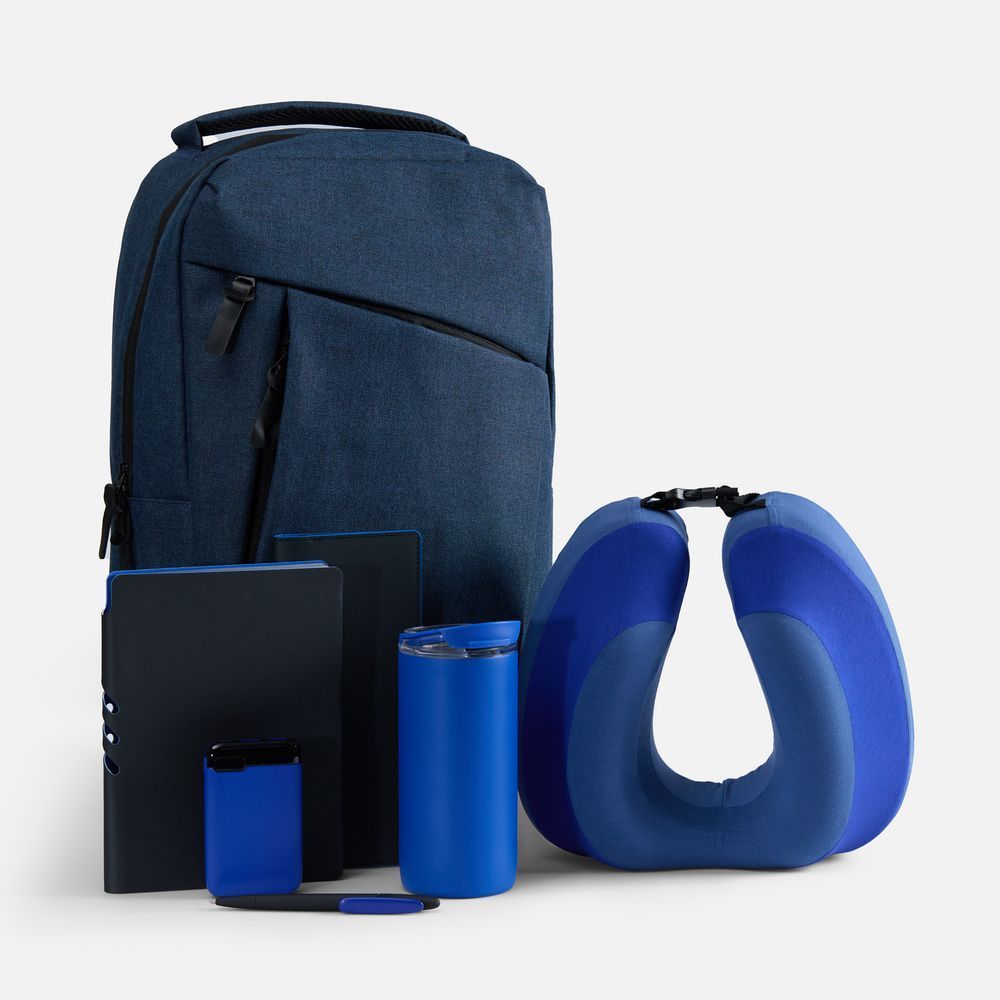 Набор Business Piligrim, синий с логотипом