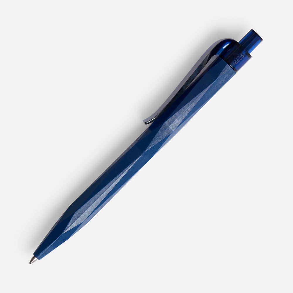Ручка шариковая Prodir QS20 PMT-T, синяя с логотипом