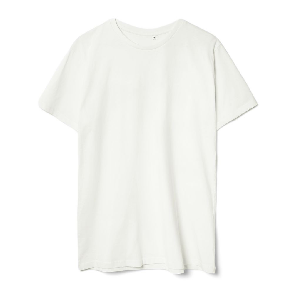 Футболка T-bolka 160 Original, белая (теплый оттенок) с логотипом