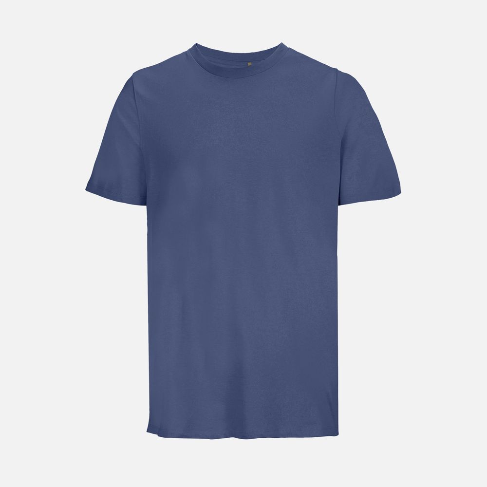 Футболка унисекс Legend, синяя (джинс) с логотипом