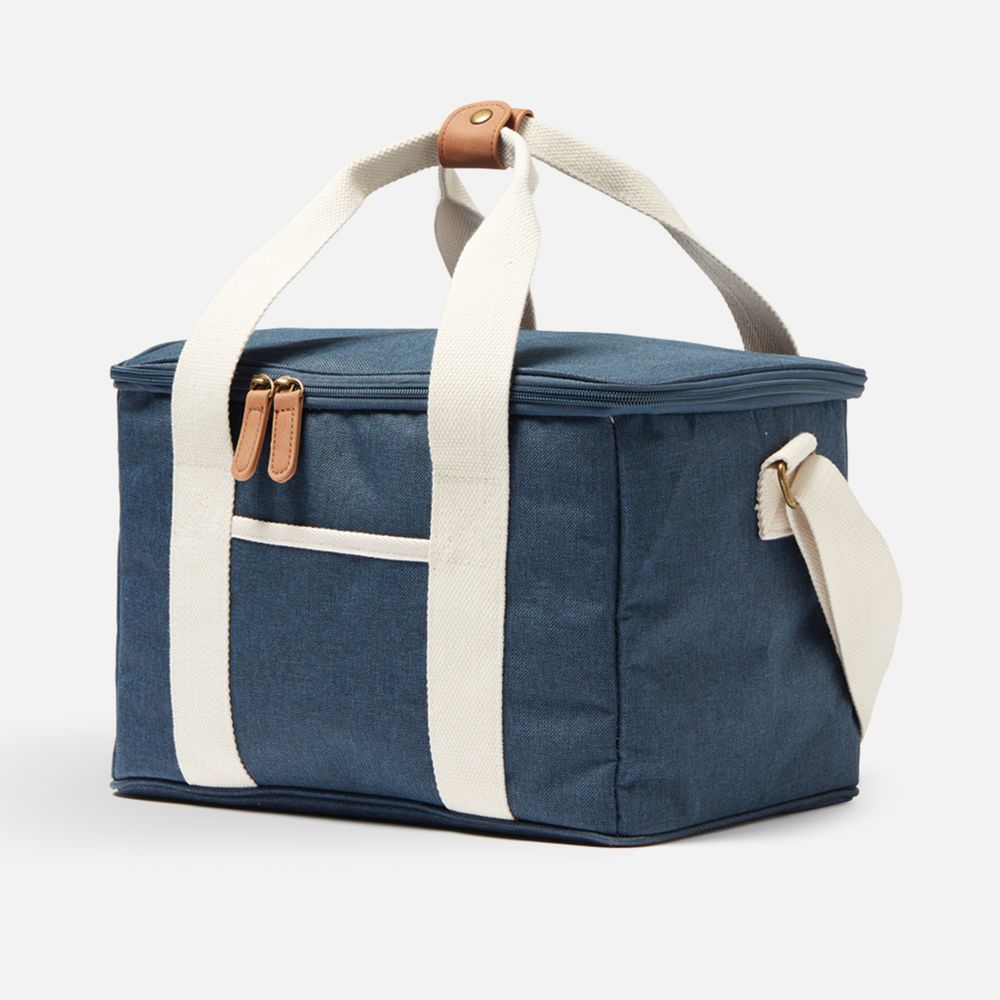 Сумка-холодильник Sortino, синяя с логотипом