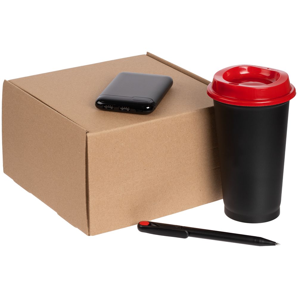 Набор Color Spot, красный с логотипом