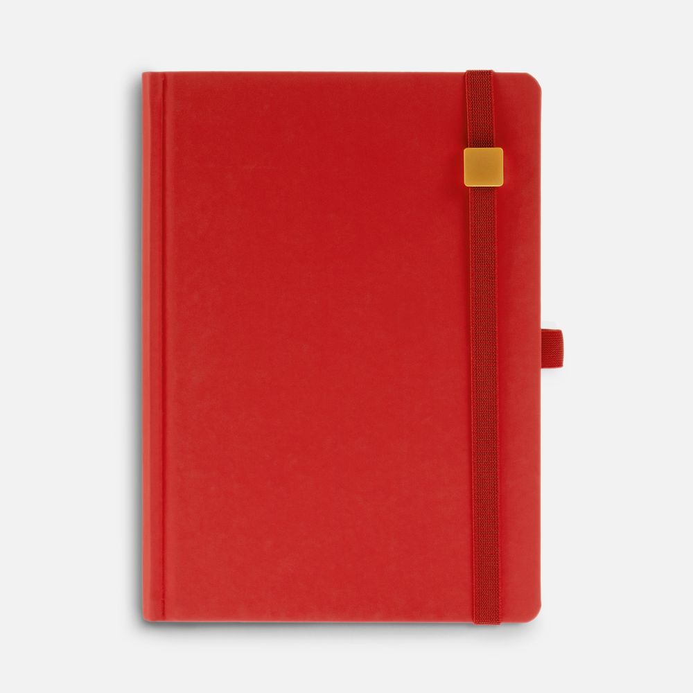 Ежедневник Favor Gold, недатированный, красный с логотипом