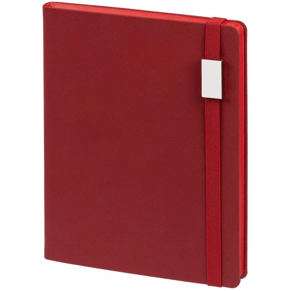 Ежедневник Must Metal, датированный, красный с логотипом