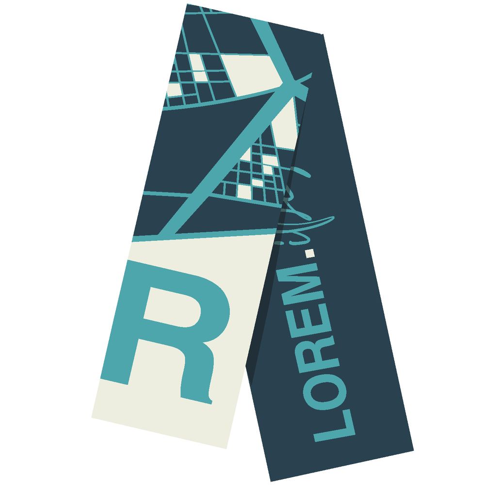 Шарф на заказ Tricksy Classic Fint, M, акрил с логотипом