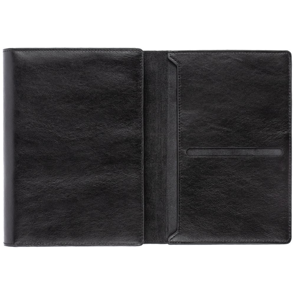 Ежедневники с логотипом с печатью логотипа. Ежедневник-портфолио Napoli, недатированный по цене 6 919 ₽ руб. (артикул 55601.30) Ежедневник-портфолио Napoli, недатированный, черный