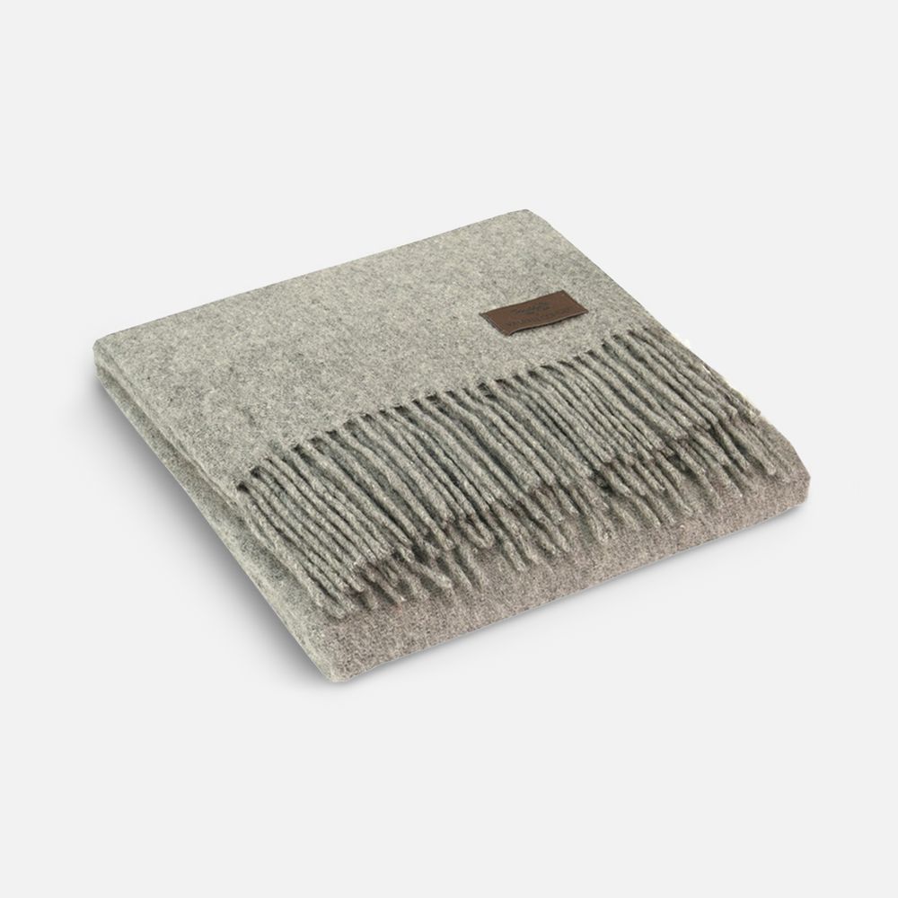 Плед Andes, серый с логотипом