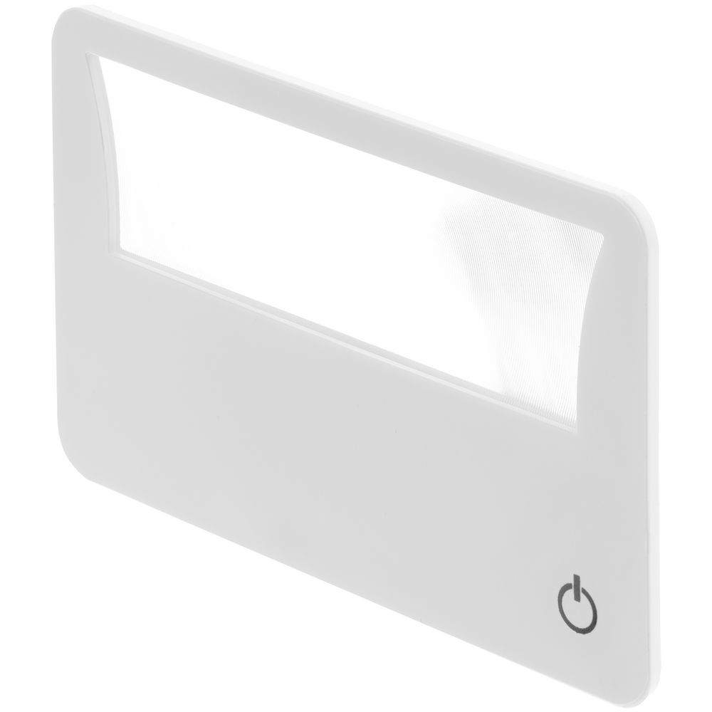 Лупа Visionary с подсветкой, белая с логотипом