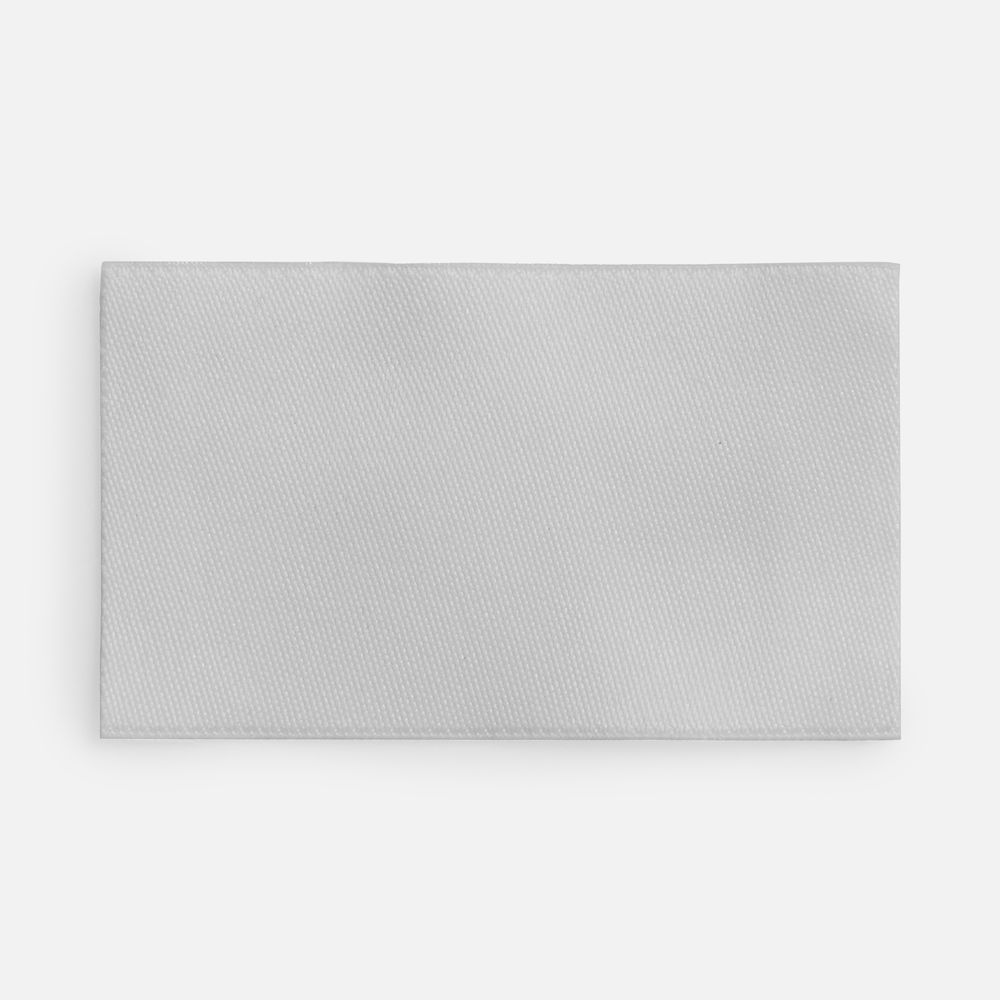 Лейбл тканевый Epsilon, M, светло-серый с логотипом