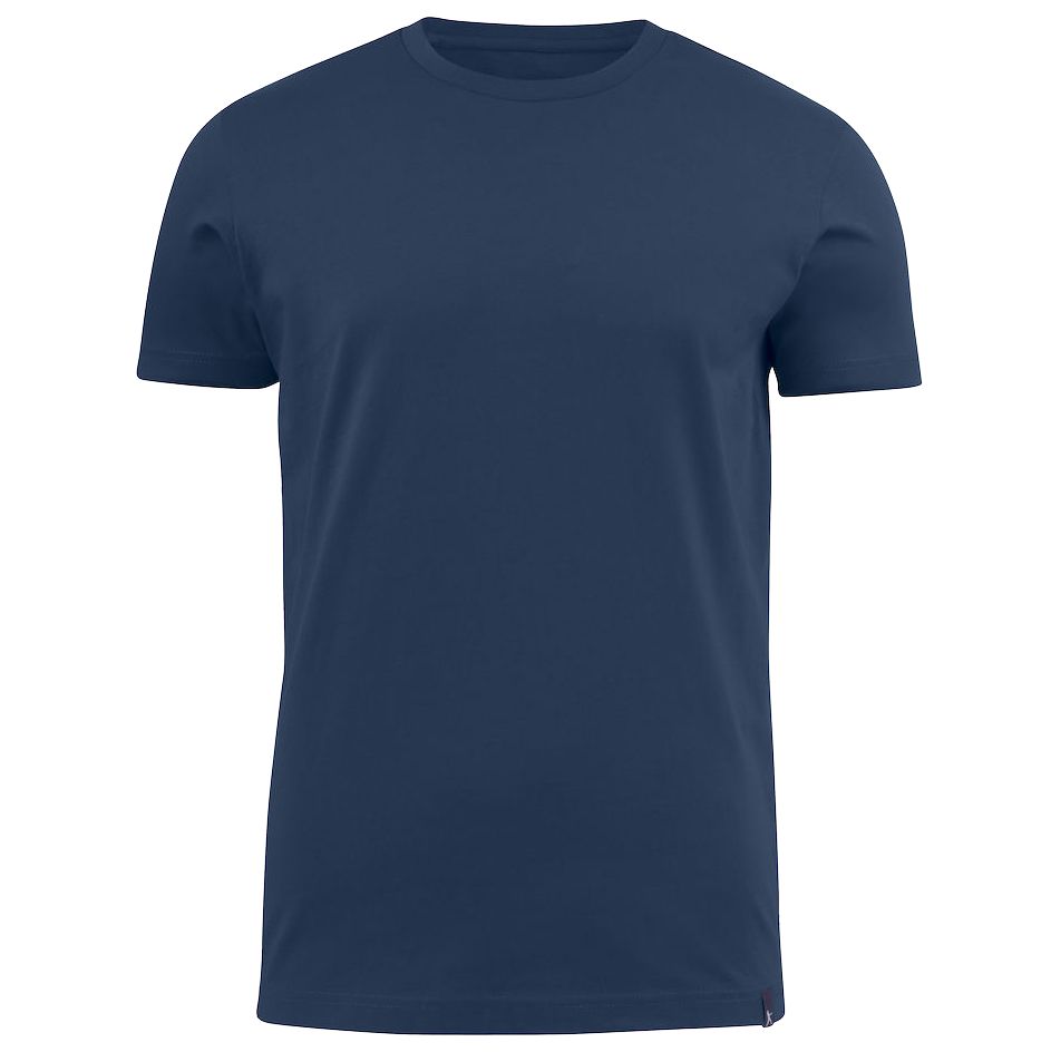 Футболка мужская American U, синяя с логотипом