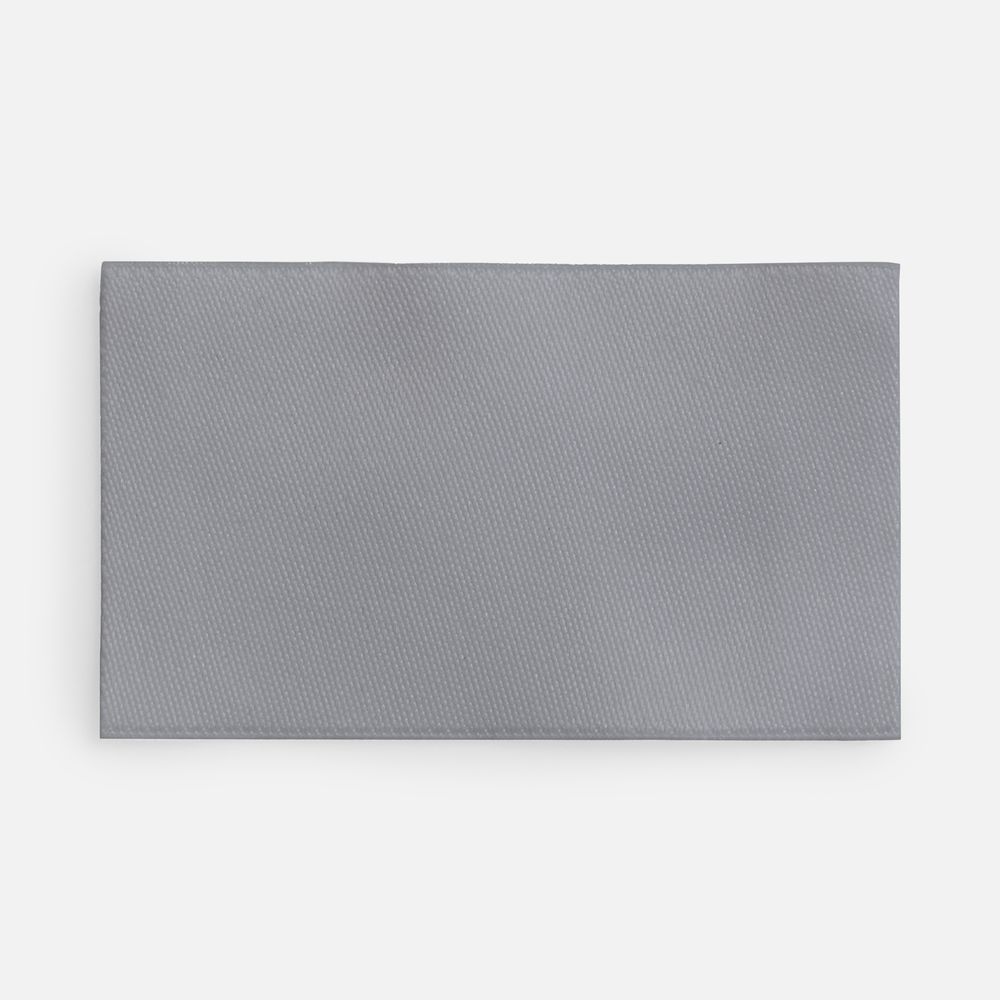 Лейбл тканевый Epsilon, M, серый с логотипом