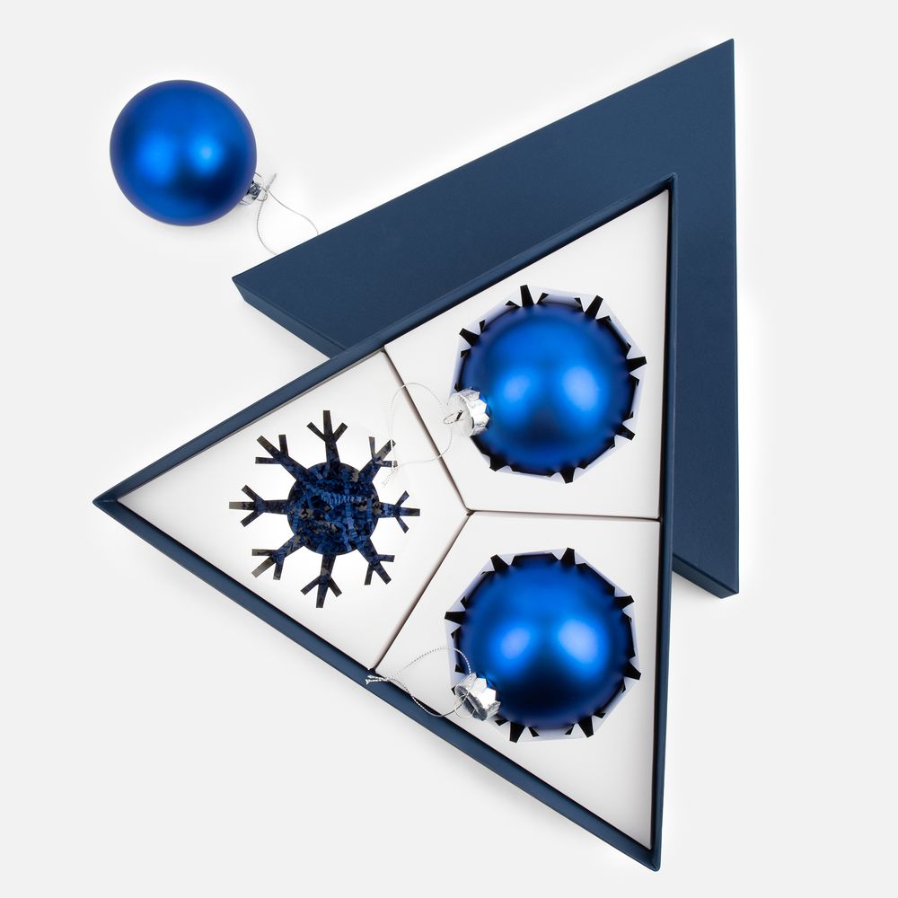 Набор Finery Trio, синий с логотипом