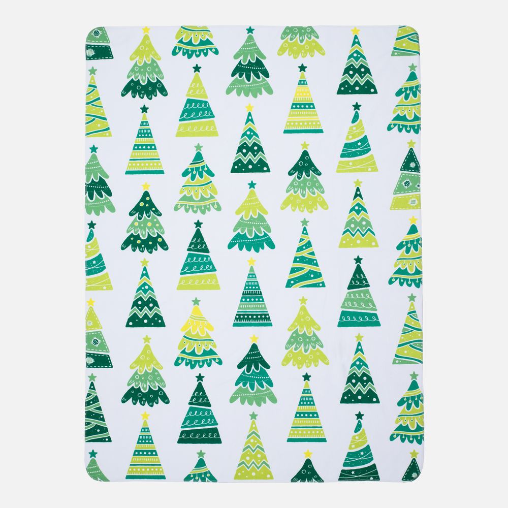 Флисовый плед Imaginario, зеленый с логотипом