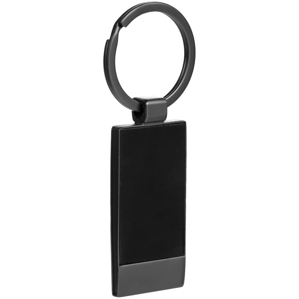 Брелок Gun Metal Rectangle ver.2, графитовый с логотипом