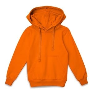 Худи детское Kirenga Kids 2.0, оранжевое с логотипом