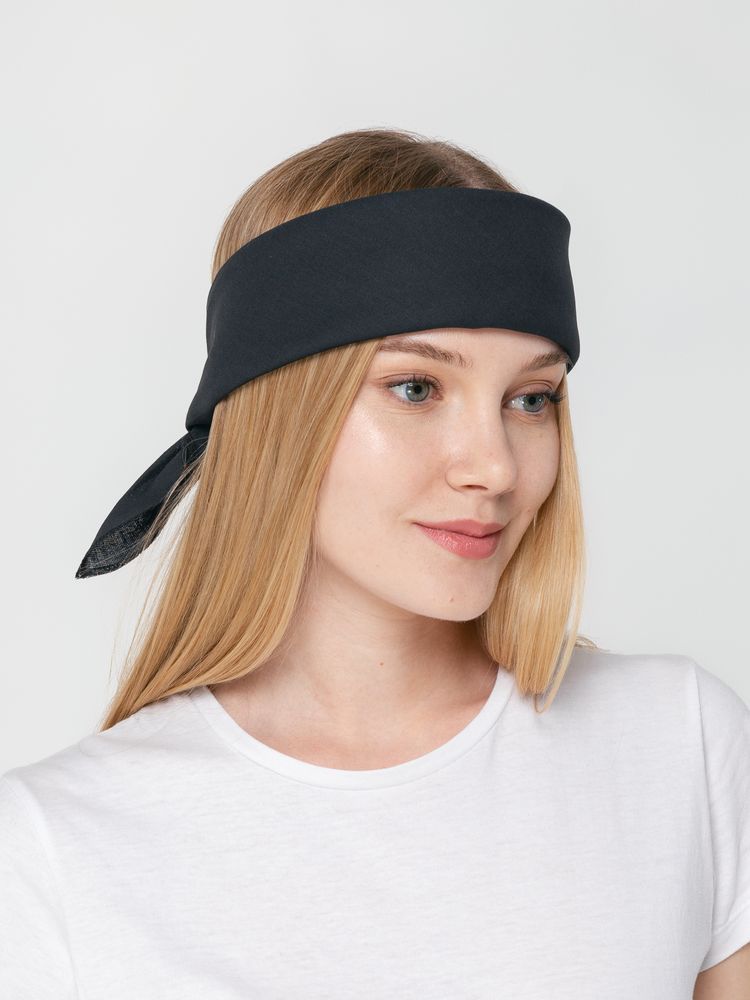 Бандана Overhead, черная (графит) с логотипом